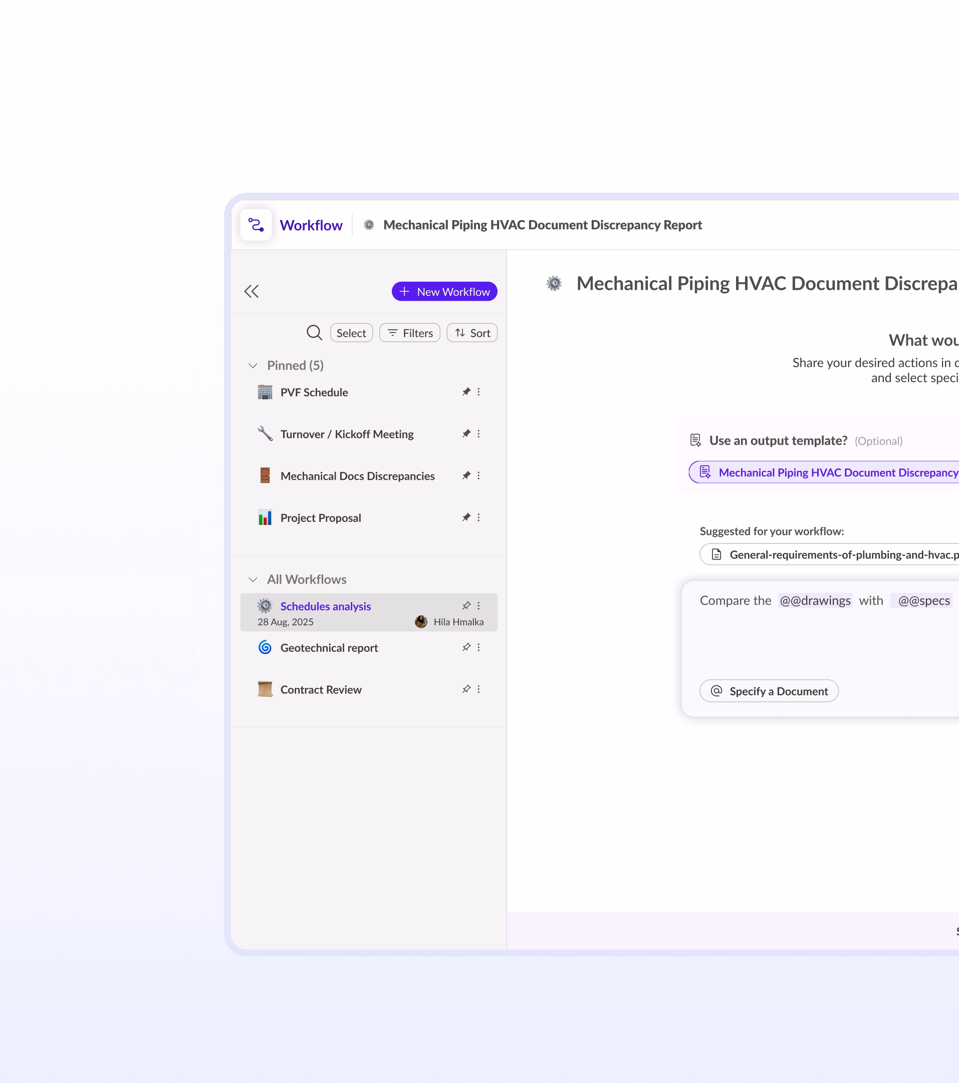 Your workflows & deliverables - automated.